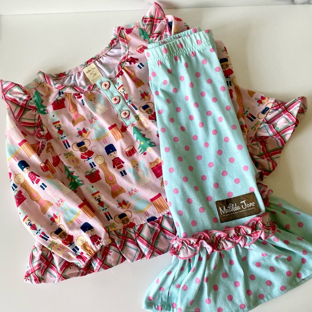 Matilda Jane Clothing Christmas pajamas/ Nutcracker